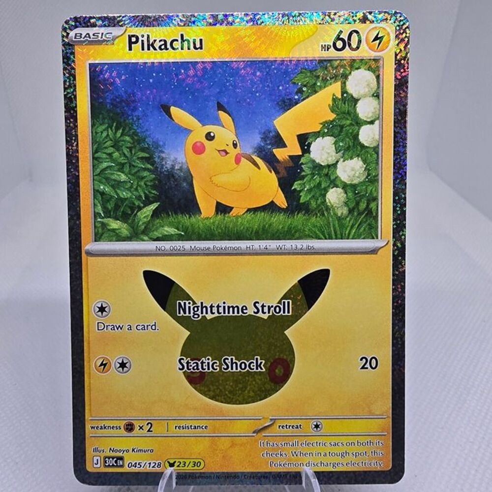 Pikachu #45 Pokemon 30th Celebration (23/30)